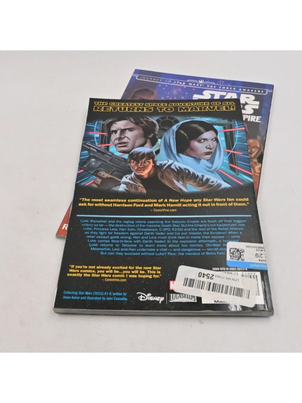 Star Wars Comic Book Lot of 3 A New Hope Skywalker Strikes Shattered Empire
